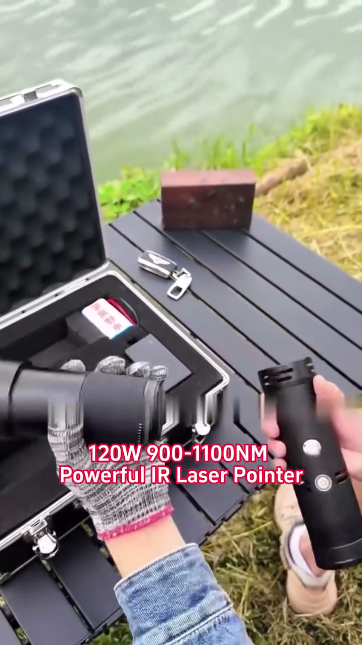 2026 New Design 120W 900-1100NM Powerful IR Laser Pointer