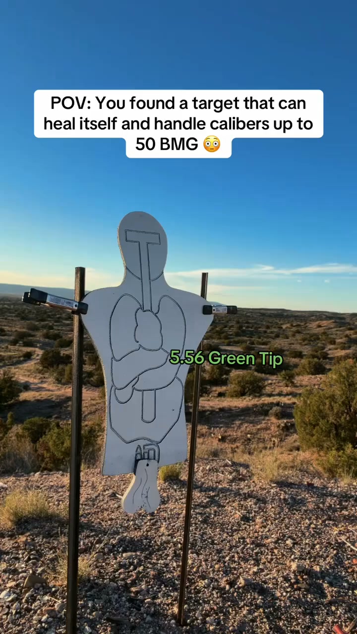 Reusable Self-Repair Anatomy Target For range & tactical training
