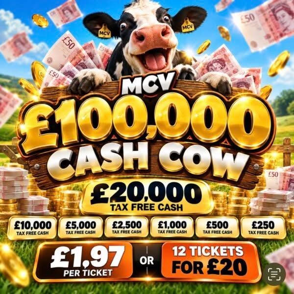 £1.97 To Win Up To £20,000 Cash!