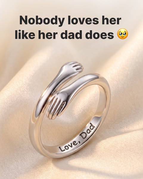 Dad & Daughter Hug Ring