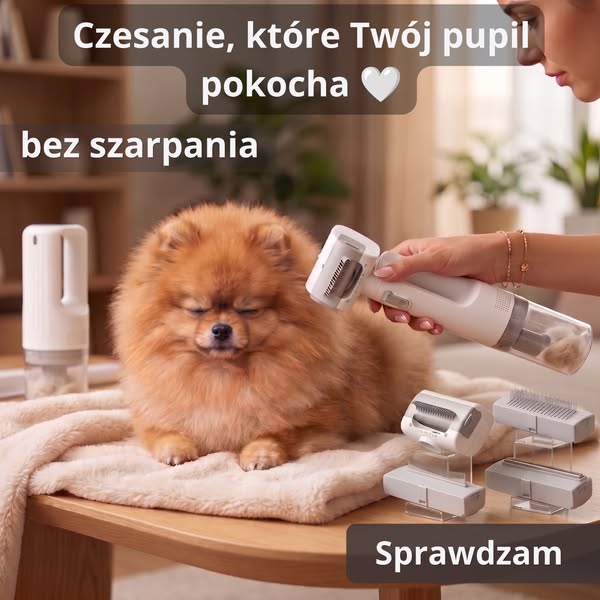 Twój pies lub kot nie daje się czesać? To urządzenie to zmienia