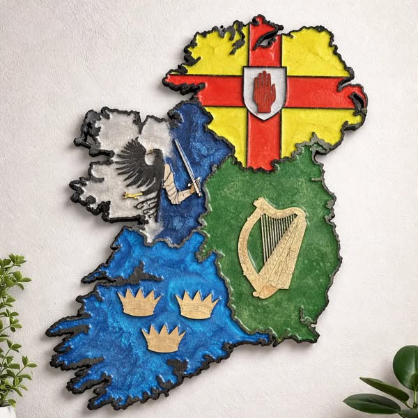 1m Tall Irish Heritage Wall Art