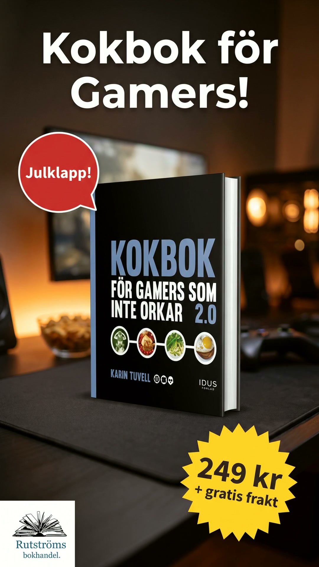 "Den här boken är helt briljant. Jag är nästan lite kär i den." Ebbas Blogg