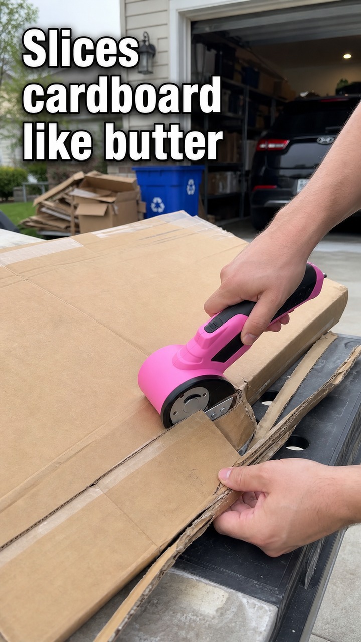 Slices cardboard like butter