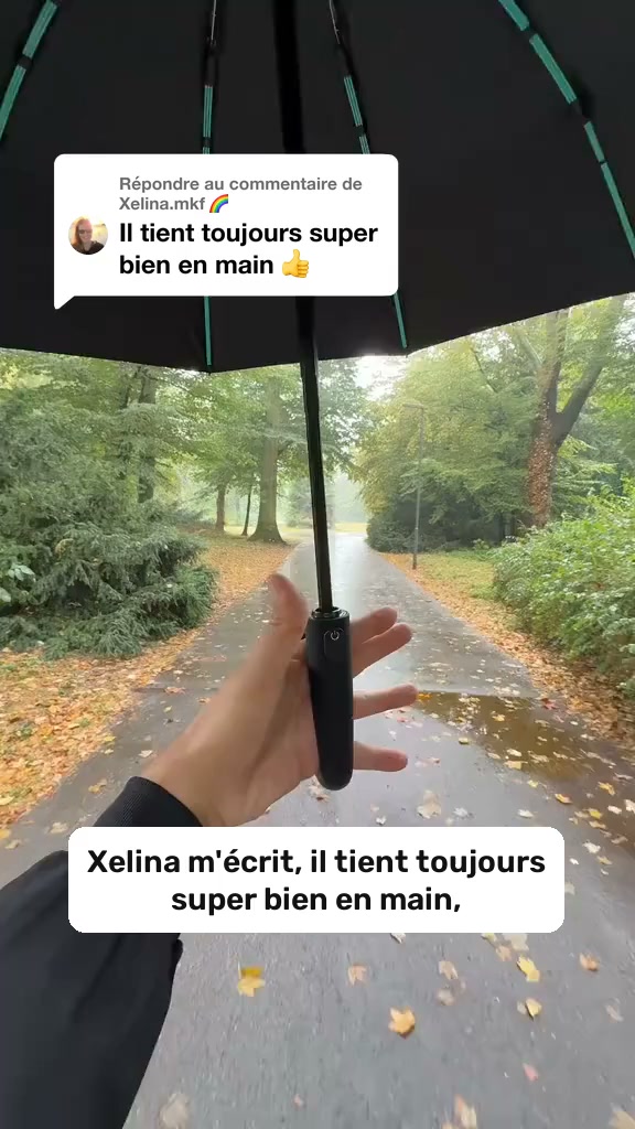 Encore un parapluie perdu ? Celui-ci s'accroche