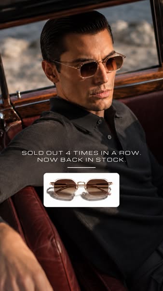 Step into confidence with our handcrafted acetate frames, designed to stand out.