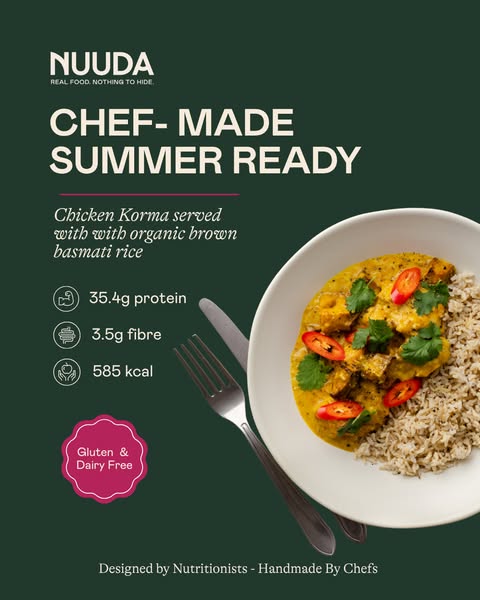 Summer meals, sorted