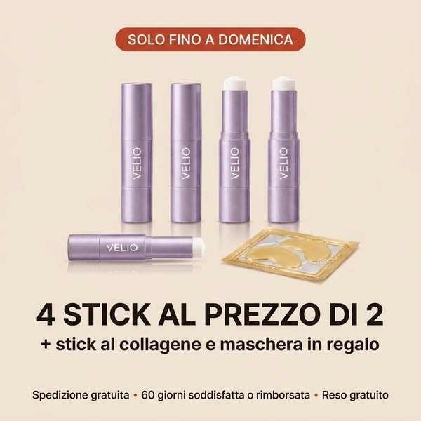 19 centesimi al giorno.
Solo fino a domenica.