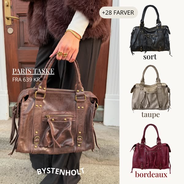 BESTSELLER! Få vores Paris Taske fra kun 639