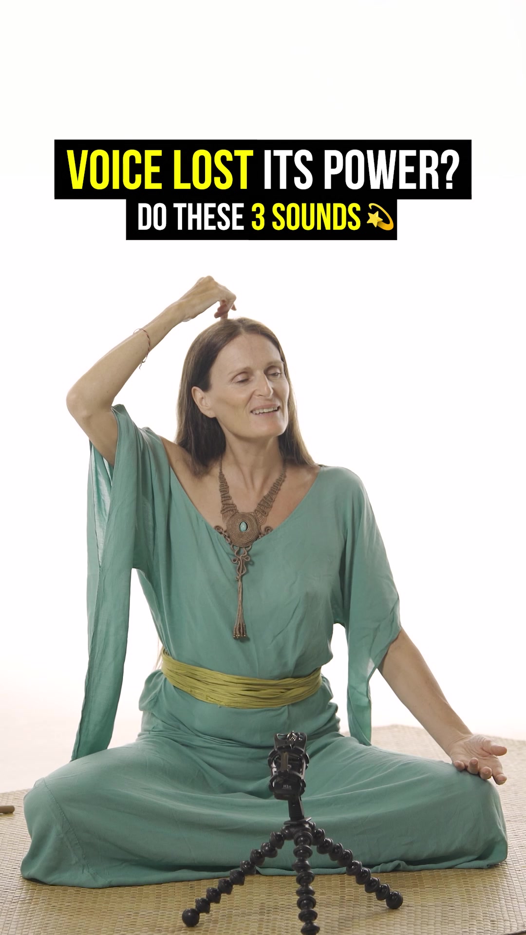 Open your voice, open your energy