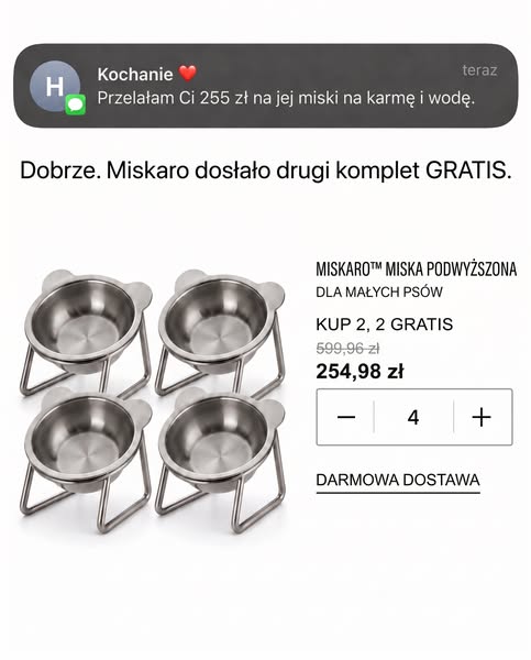 To miska, nie jedzenie.