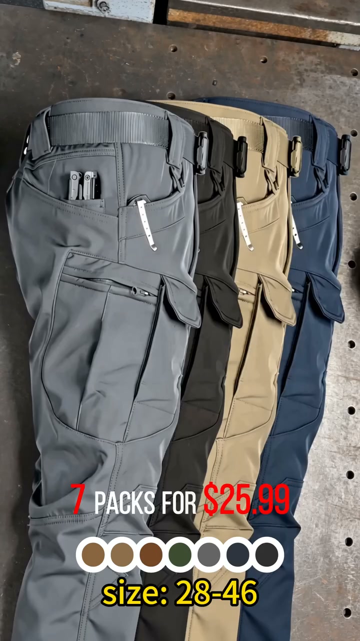 7-PACK STRETCH PANTS — ONLY $25.99!