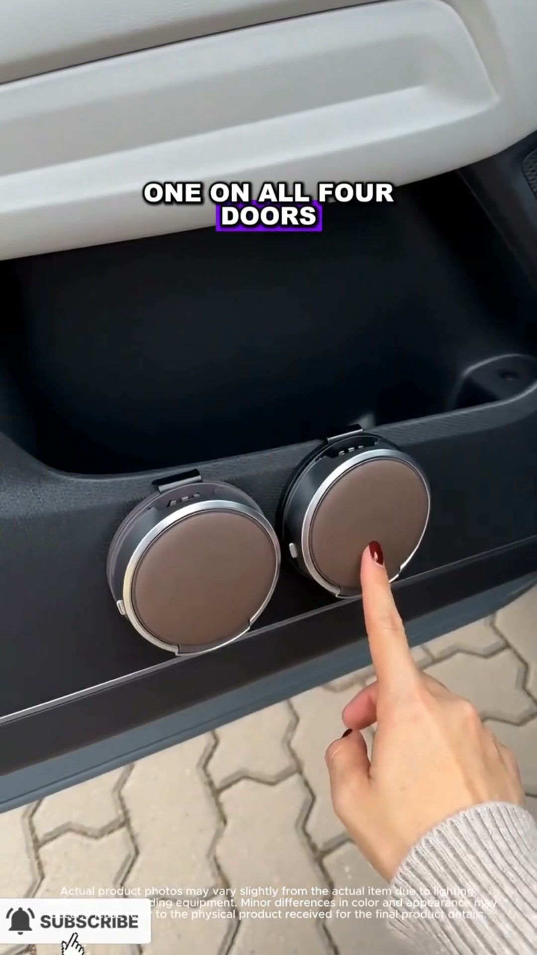 This foldable cup holder gives you an extra spot