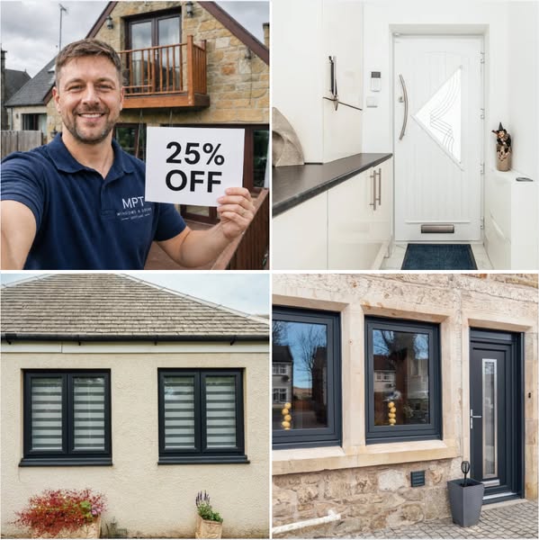 25% OFF WINDOWS & DOORS