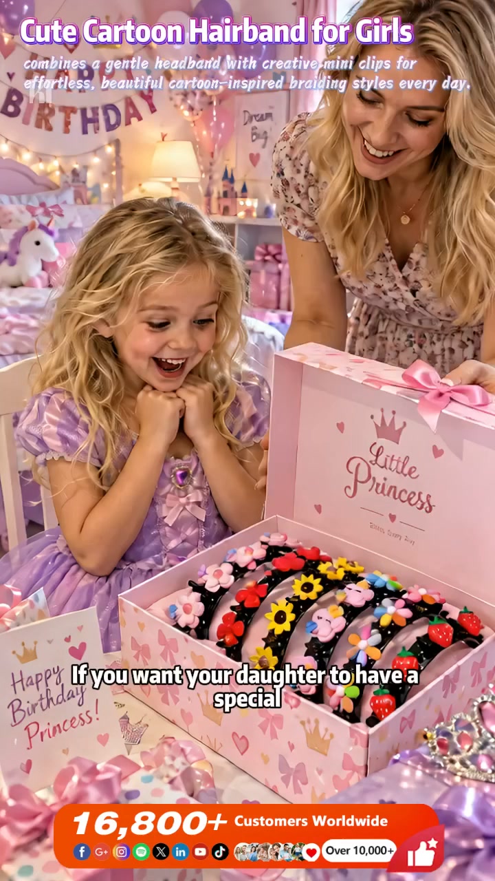 Cute Cartoon Hairband for Girls — Adorable Hair
