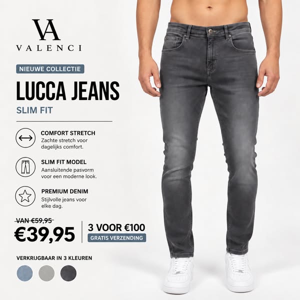 Lucca Jeans Nu €39,95