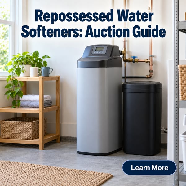 Repossessed Water Softeners: Auction Guide