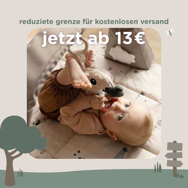 Kostenloser Versand schon ab 13 €