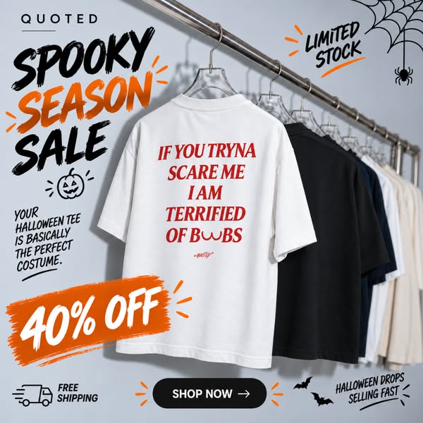 SPOOKY SEASON SALE: 40% OFF ALL WEBSITE