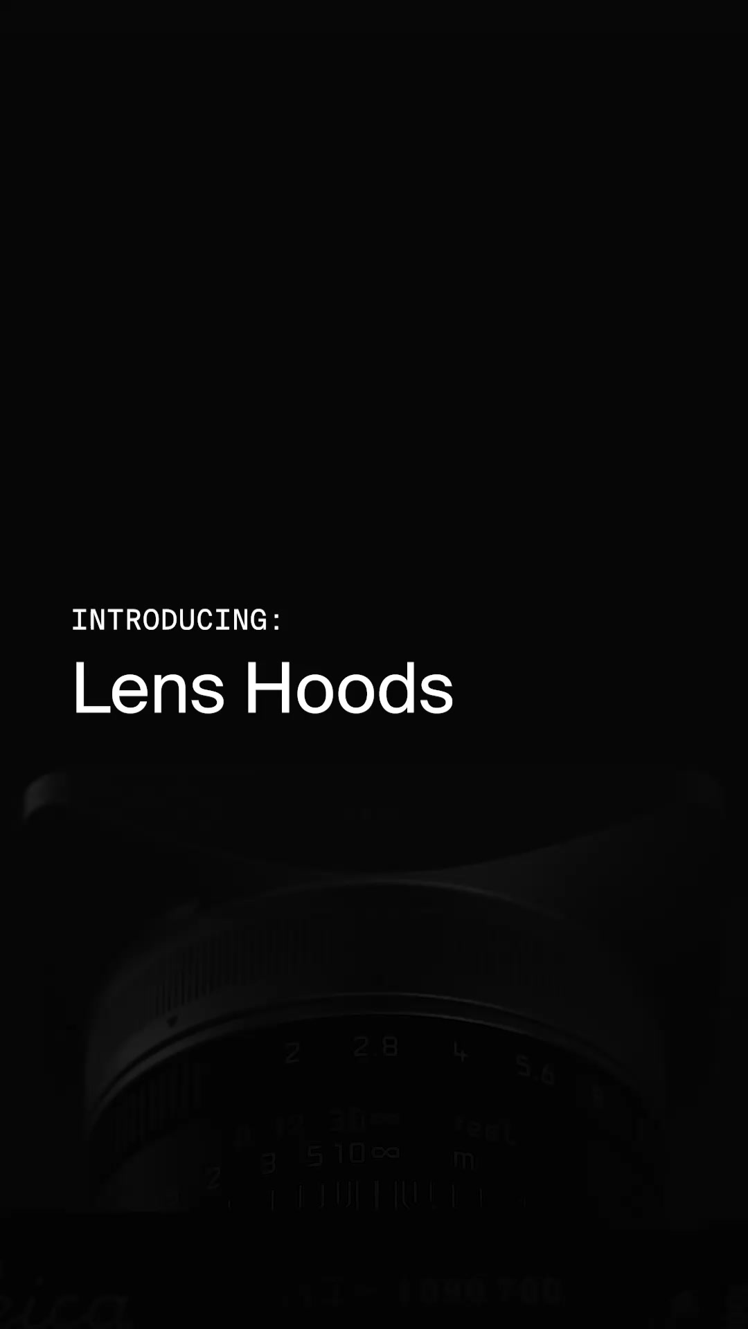 New Lens Hood Kits from Urth