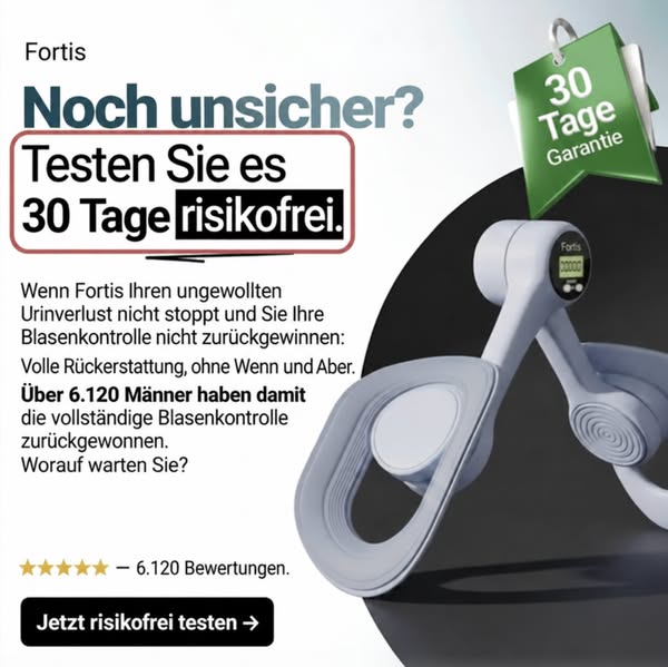 Stärken Sie Ihre Blasenkontrolle