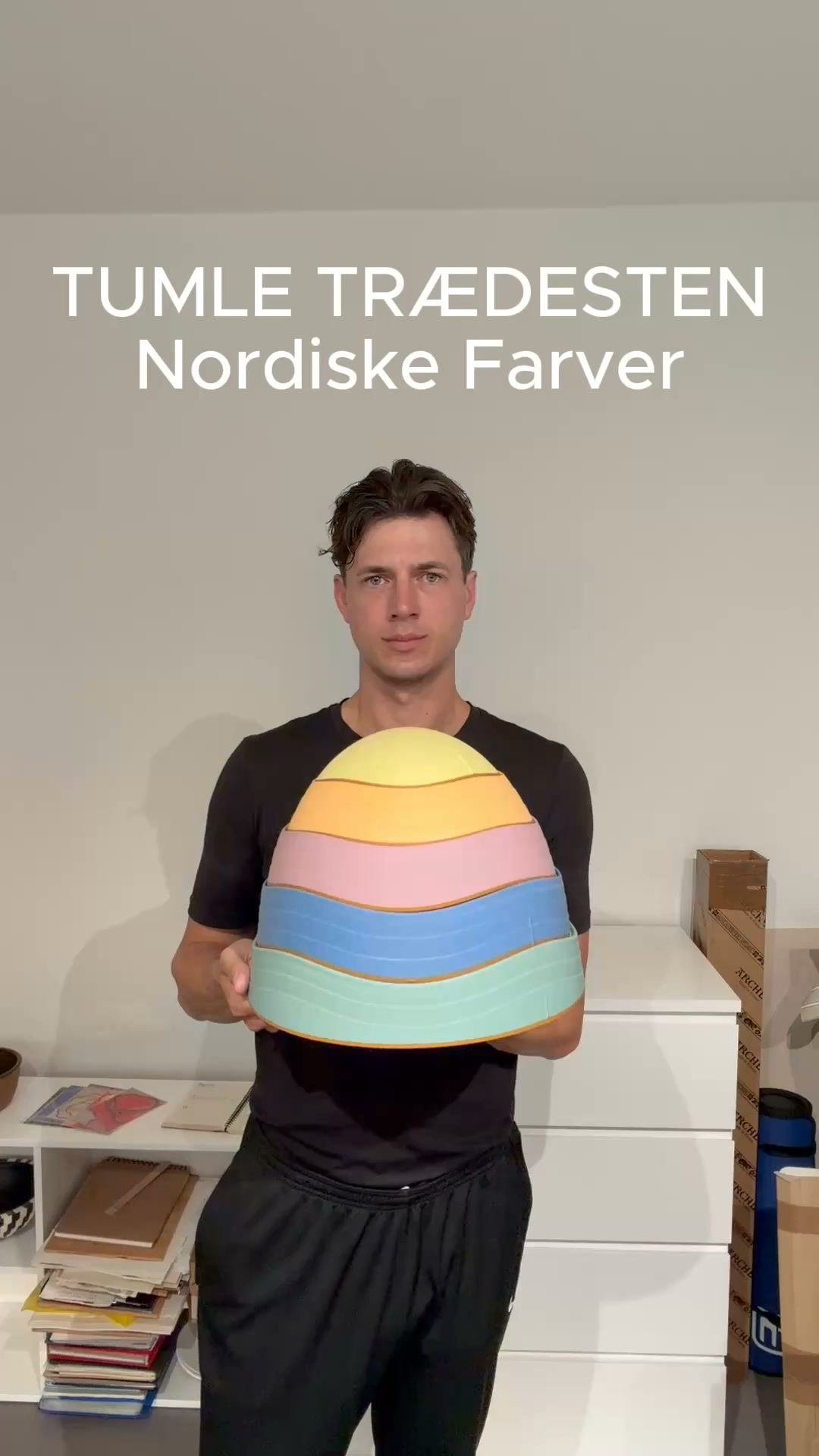 TUMLE TRÆDESTEN i Nordiske Farver