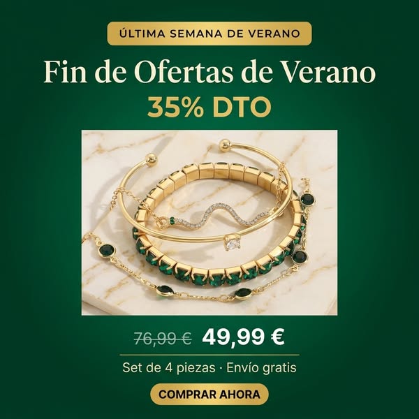 Últimos días de verano: 35% DTO