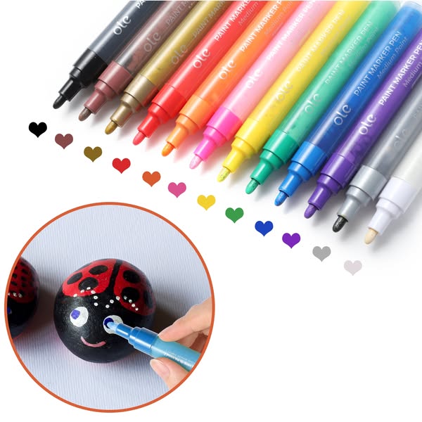 Premium Acrylic Marker 12 pcs Bestseller