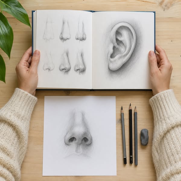 The book open, next to your page.