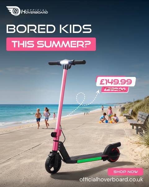 S31 Kids PRO ELECTRIC SCOOTER - LED Lights - 150W Power - High Performance