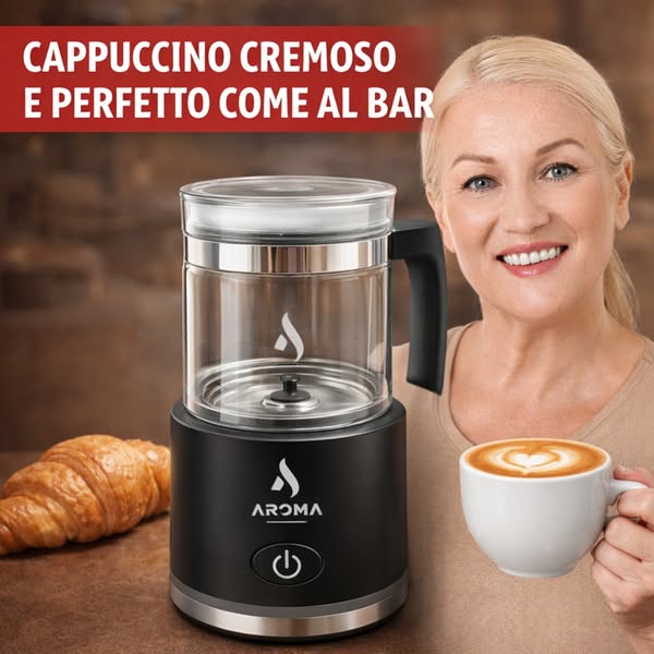 CAPPUCCINO CALDO, CREMOSO E PERFETTO