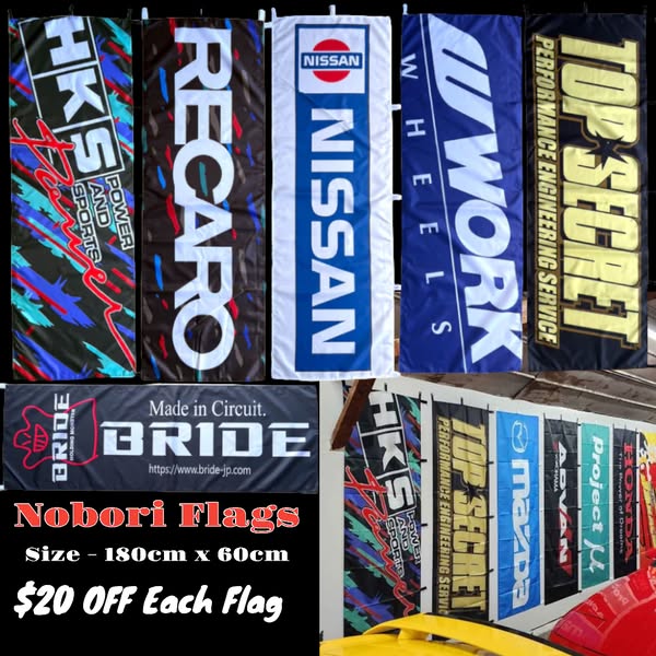 Nobori Special $20 OFF Each Flag