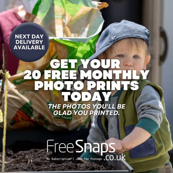20 Free Prints Every Month