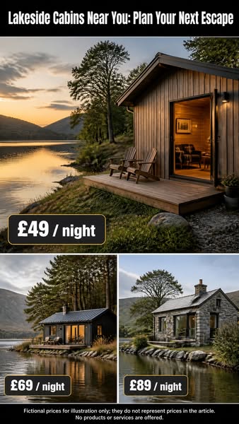 A waterside setting is just the start. Read how to compare locations, facilities, access, booking terms and extra charges for a cabin break.