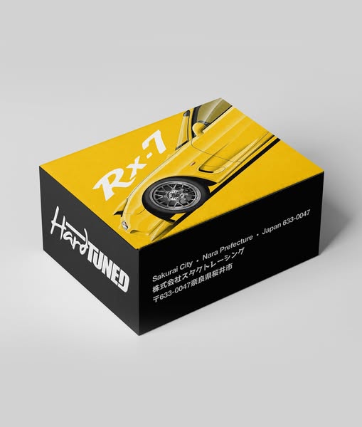 Hardtuned Mazda FD RX7 Bundle - Gift Box - Discounted, 3XL / Black