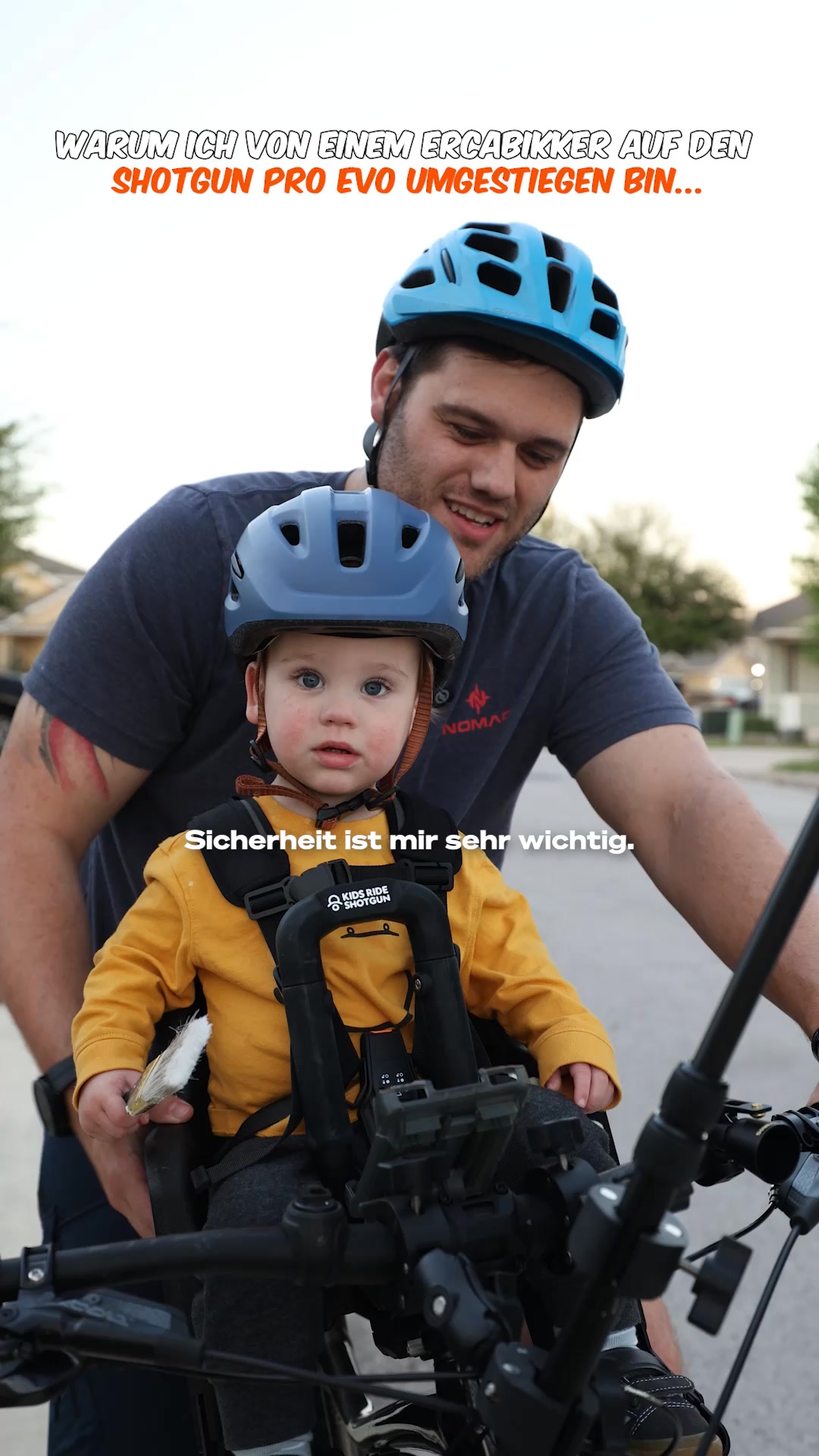 Shotgun Kinderfahrradsitz | Kostenloser Versand