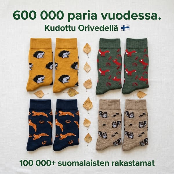 Tue suomalaista sukkavalmistusta