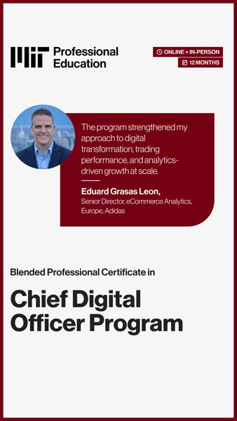 Enroll now and live the MIT Experience.