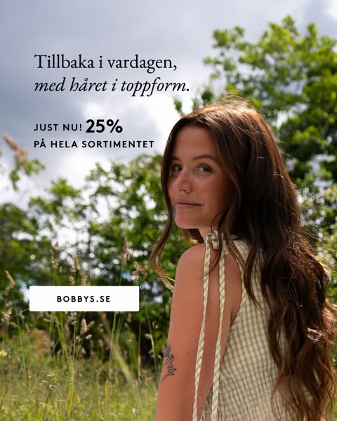 25% på hela sortimentet! Betala med Klarna