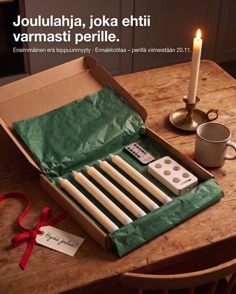 Viimeinen erä ennen joulua.