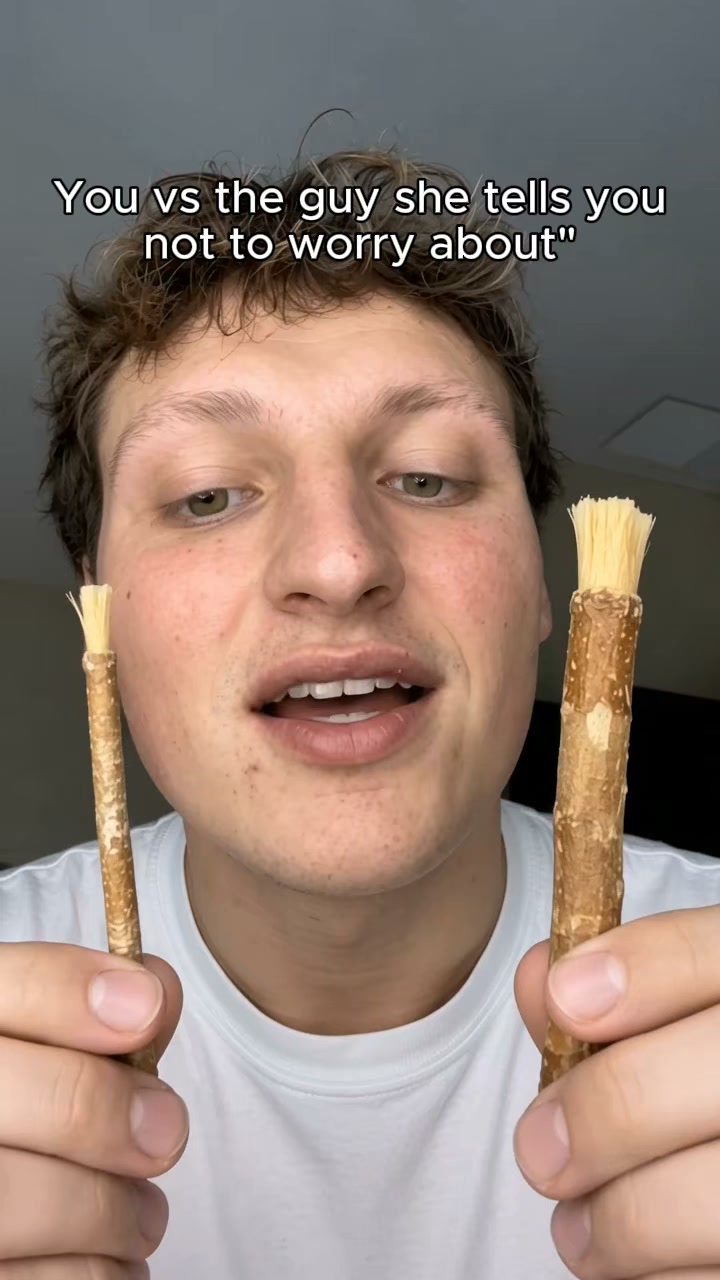 Grab a bigger miswak