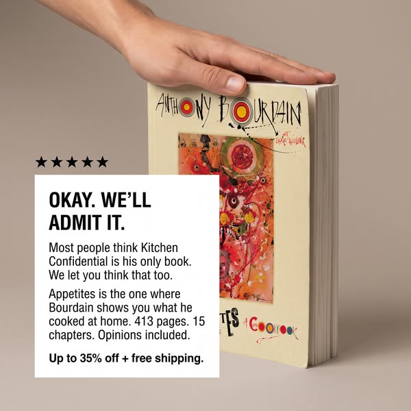 Bourdain's Home Cookbook: Up to 35% Off