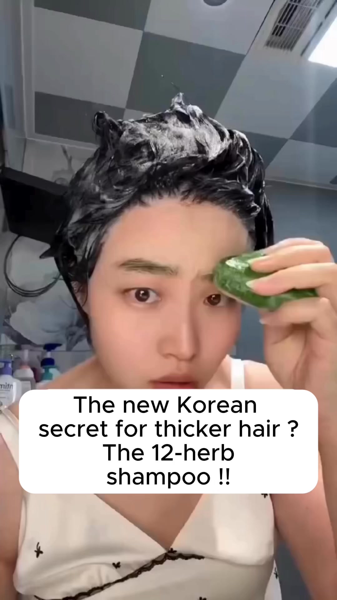 Korean Hair Growth Bar — Stop Hair Loss With 12 Herbs