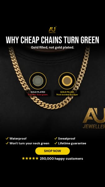 Real 9ct Gold Filled. Built To Last.