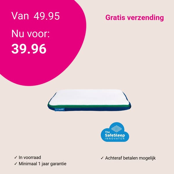 Kussen Aerosleep 35x50cm Medium