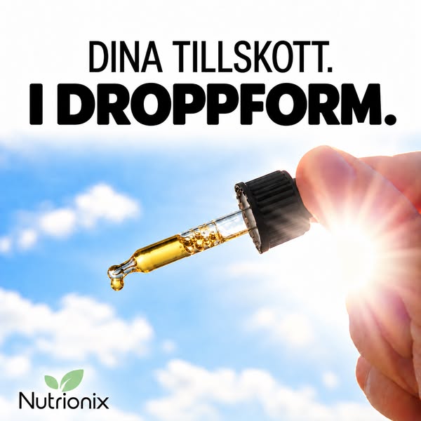 Kosttillskott i droppform