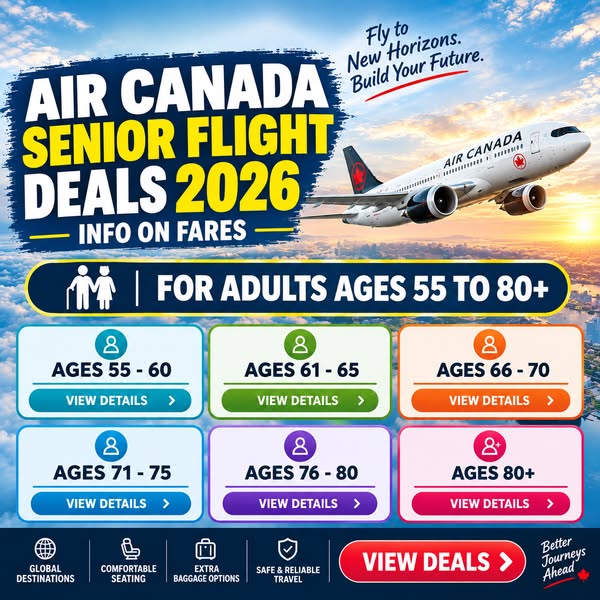 Air Canada Senior Flight Deals 2026: A Helpful Guide