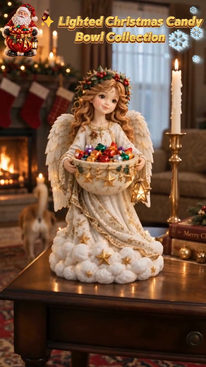A festive candy bowl that knows how to set the mood.