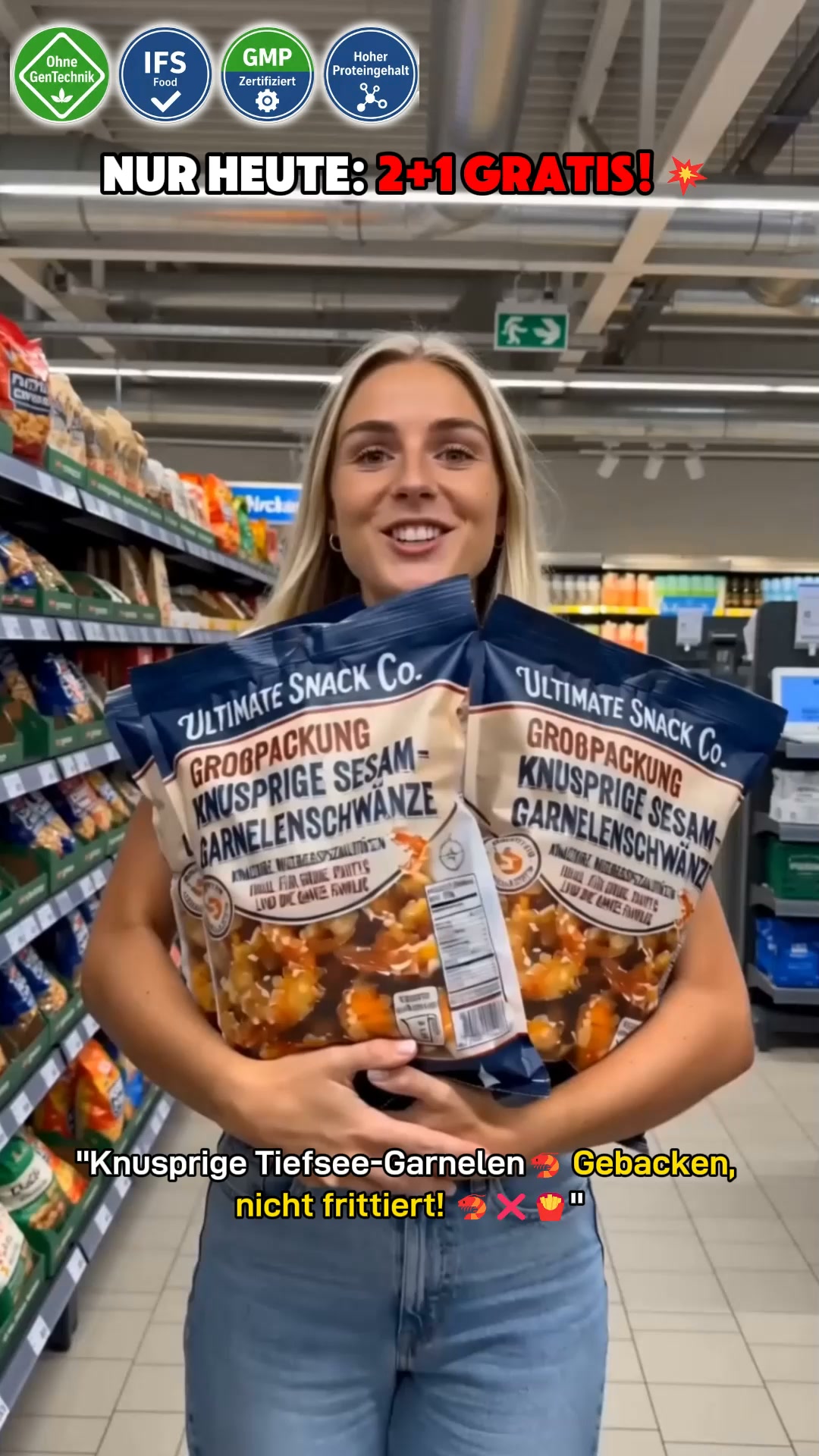 0 % Frittiert, 100 % Knusprig: Der proteinreiche Meeres-Snack ohne Reue!