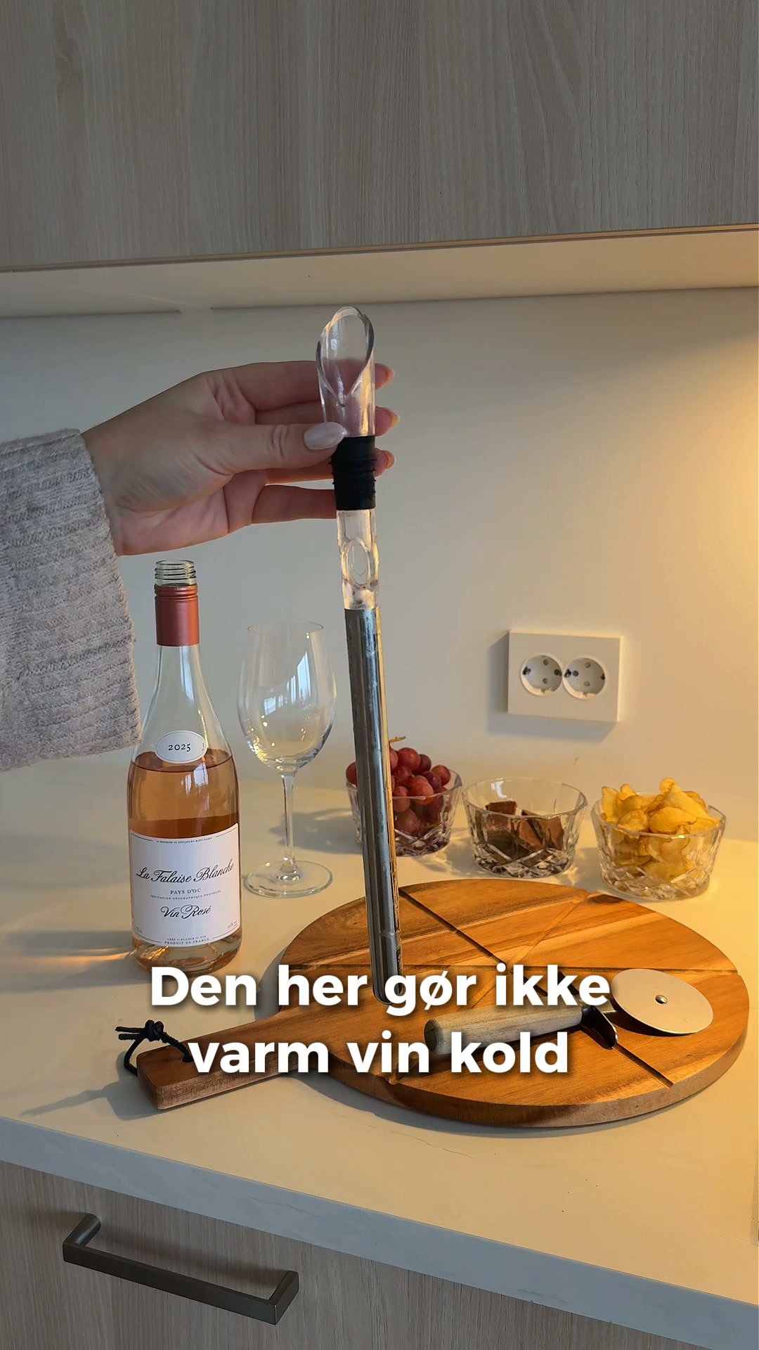 Ingen mirakler. Bare kold vin i op til 3 timer.